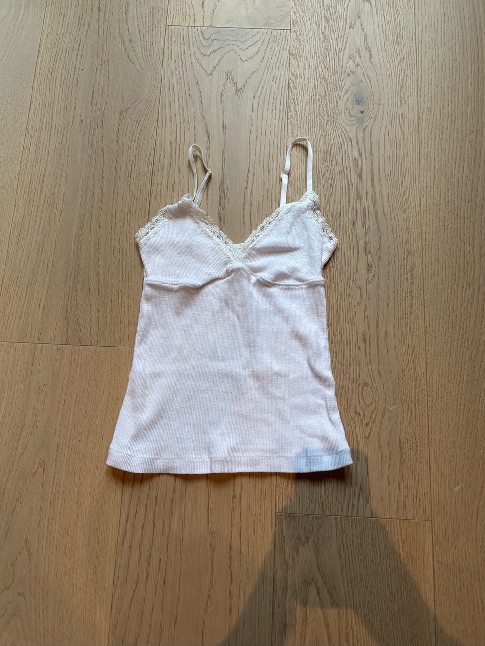 Brandy Melville White Lace Cami
